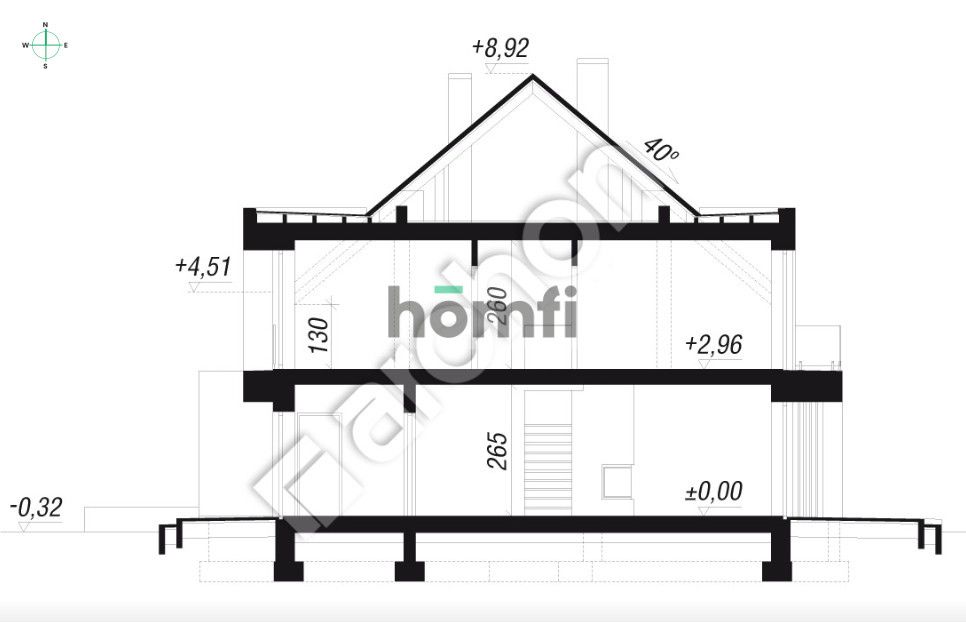Modern semi-detached house with a view of Lake Wulpińskie - Дім - Продаж - Olsztyński, Stawiguda / Majdy