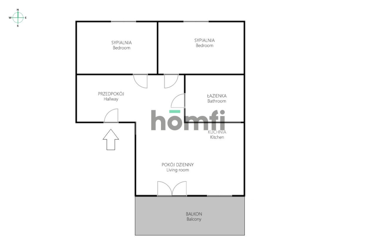 Trzypokojowe mieszkanie w nowej inwestycji przy ul.Saskiej 12C | Saska Blu - Mieszkanie - Wynajem - Kraków, Podgórze