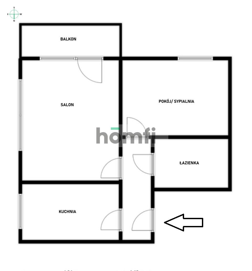 2 pokojowe mieszkanie z balkonem i klimatyzacją - Św. Kingi - Mieszkanie - Wynajem - Rzeszów, Wilkowyja