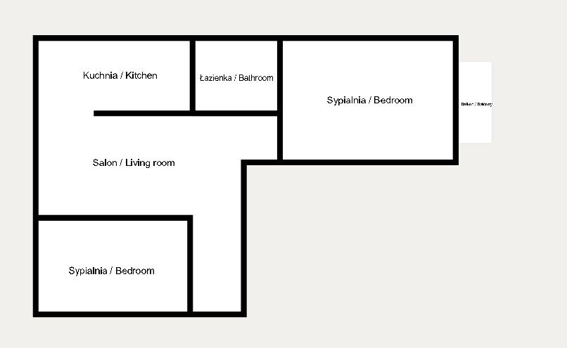 3-room apartment with a balcony, 2 basements at the Gliwice-Sośnica motorway junction - Apartment - Sale - Gliwice, Sośnica