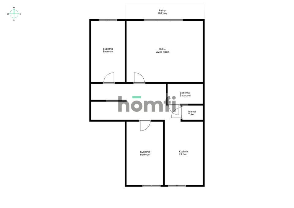 Mieszkanie 3-pok os. Kopernika Grunwald - Mieszkanie - Sprzedaż - Poznań, Grunwald / Grunwald