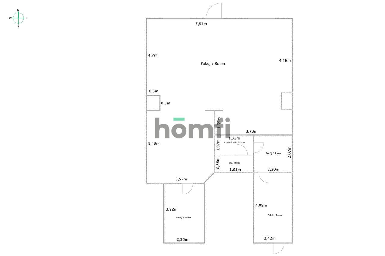 80,62 m na parterze przy Piłsudskiego w Puławach - Lokal użytkowy - Sprzedaż - Puławski, Puławy