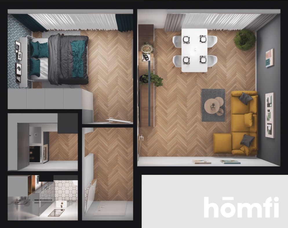 Dwupokojowe mieszkanie 38m² - ul. 3 Maja Świdnik - Mieszkanie - Sprzedaż - Świdnicki, Świdnik