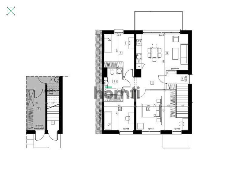 Komfortowe, 4 pokojowe mieszkanie w spokojnej okolicy! - Mieszkanie - Sprzedaż - Wrocław, Psie Pole / Kowale