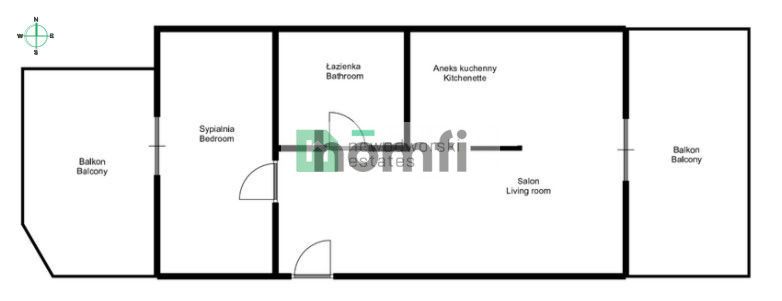 Dwupokojowe mieszkanie/Parku Południowy/Racławicka - Mieszkanie - Sprzedaż - Wrocław, Krzyki