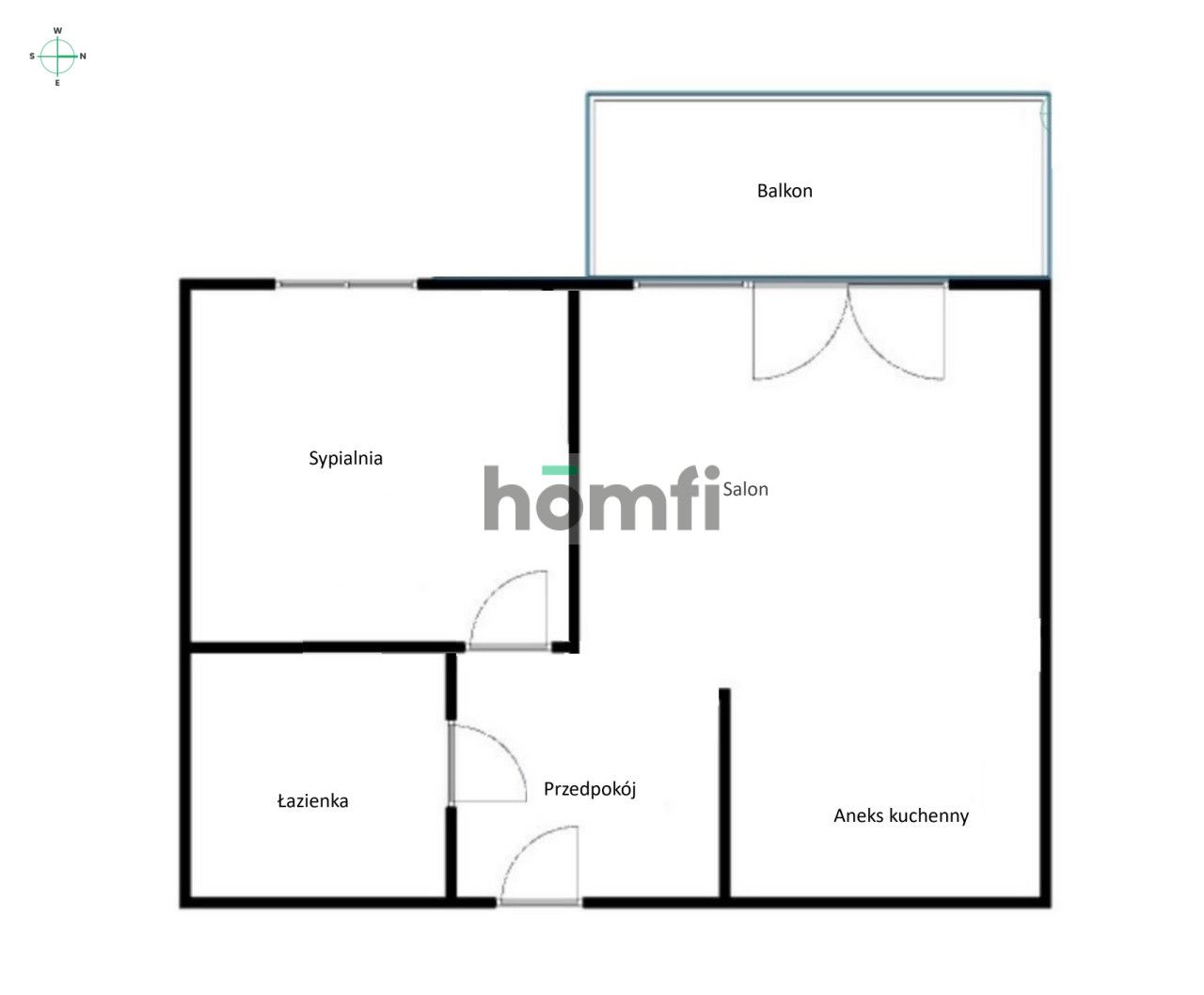 2 pokojowe mieszkanie z garażem- ul. Słonimskiego! - Mieszkanie - Wynajem - Wrocław, Psie Pole / Kleczków
