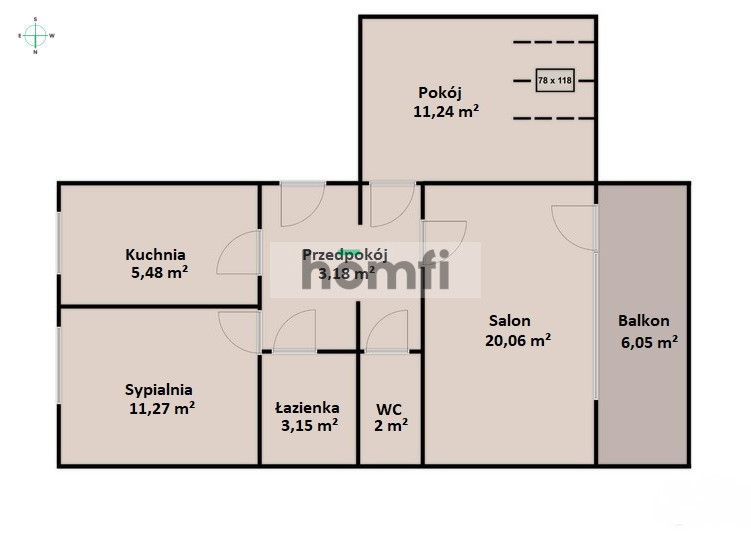 Widokowe 3-pokojowe mieszkanie z balkonem na sprzedaż - Mieszkanie - Sprzedaż - Sanocki, Sanok / Błonie