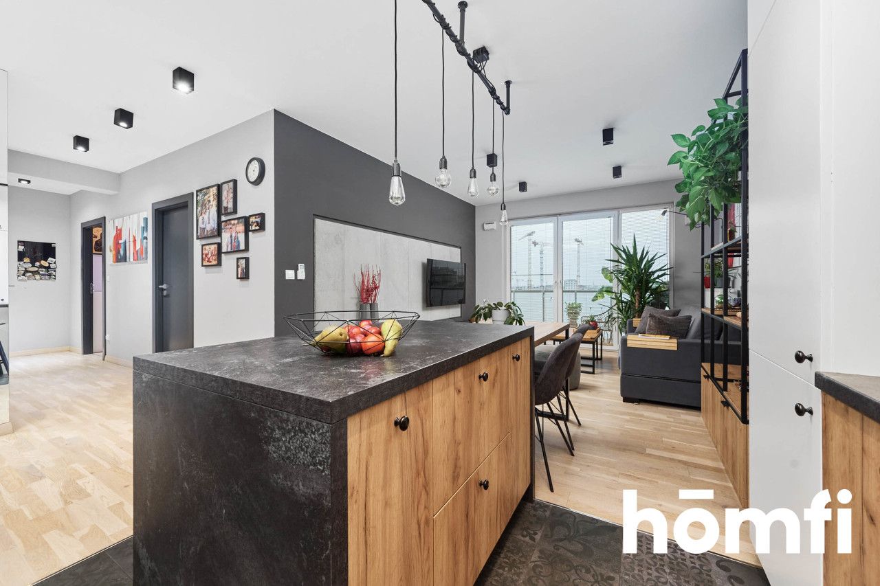 Sunny 78m2, view of the Oder River - Kępa Mieszczanska - Apartment - Sale - Wrocław, Kępa Mieszczańska