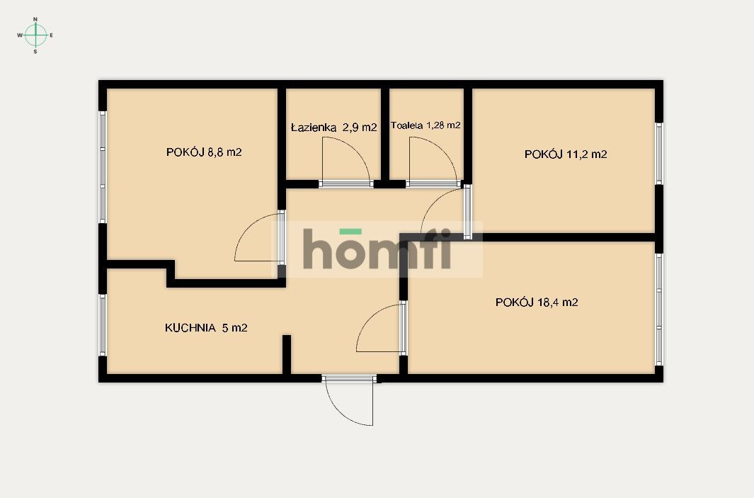 3 pokoje na Michałowie do remontu - Mieszkanie - Sprzedaż - Radom, Michałów
