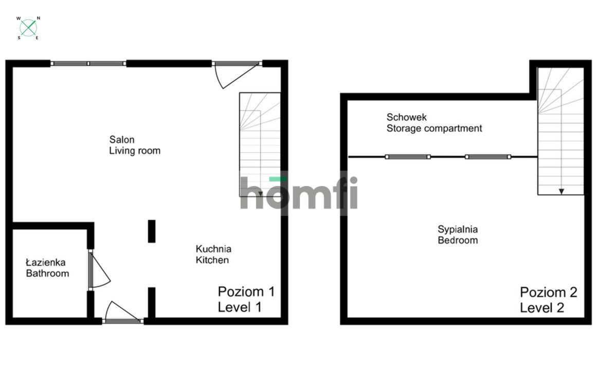 2-pokoje ul. Prusa 42 m2 blisko centrum - Mieszkanie - Sprzedaż - Wrocław, Śródmieście