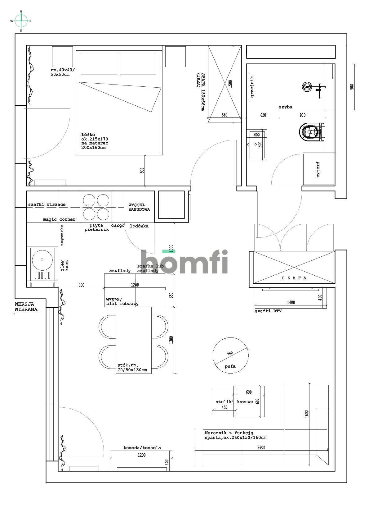 Stylowe 2-pok. - Gdynia Azymut, blisko Sopotu - Mieszkanie - Wynajem - Gdynia, Mały Kack