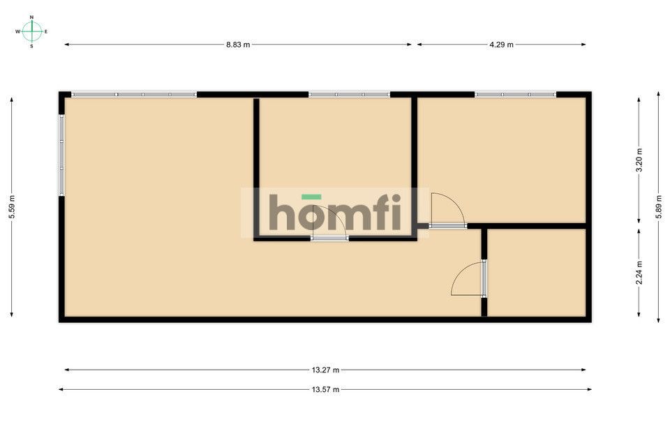 Piękne mieszkanie, 3 pokoje i hala garażowa - Mieszkanie - Wynajem - Wejherowski, Rumia