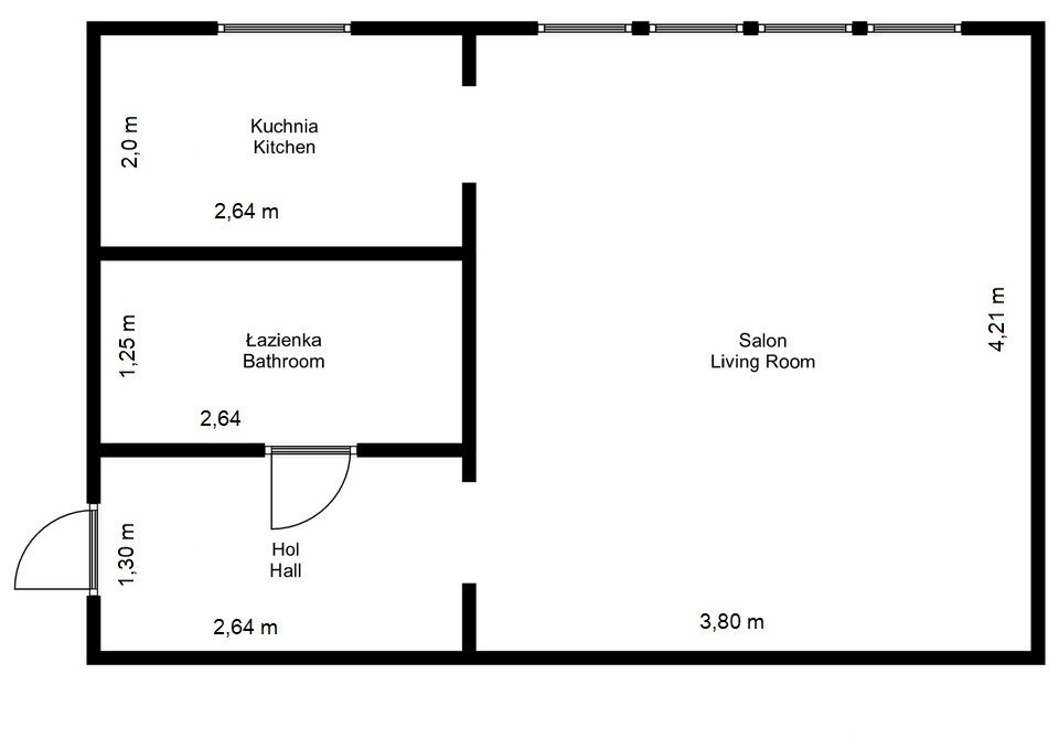 For sale modern studio apartment Poznan/Grunwald - Apartment - Sale - Poznań, Grunwald