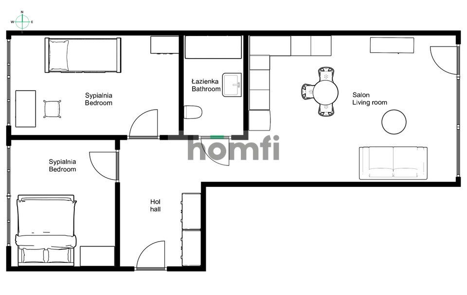 3 pok. w centrum | Rondo Mogilskie, Grzegórzeckie - Mieszkanie - Sprzedaż - Kraków, Śródmieście / Grzegórzki