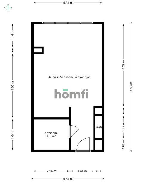 Kawalerka 33m2 w zielonej i spokojnej okolicy - Mieszkanie - Sprzedaż - Wrocław, Krzyki / Partynice