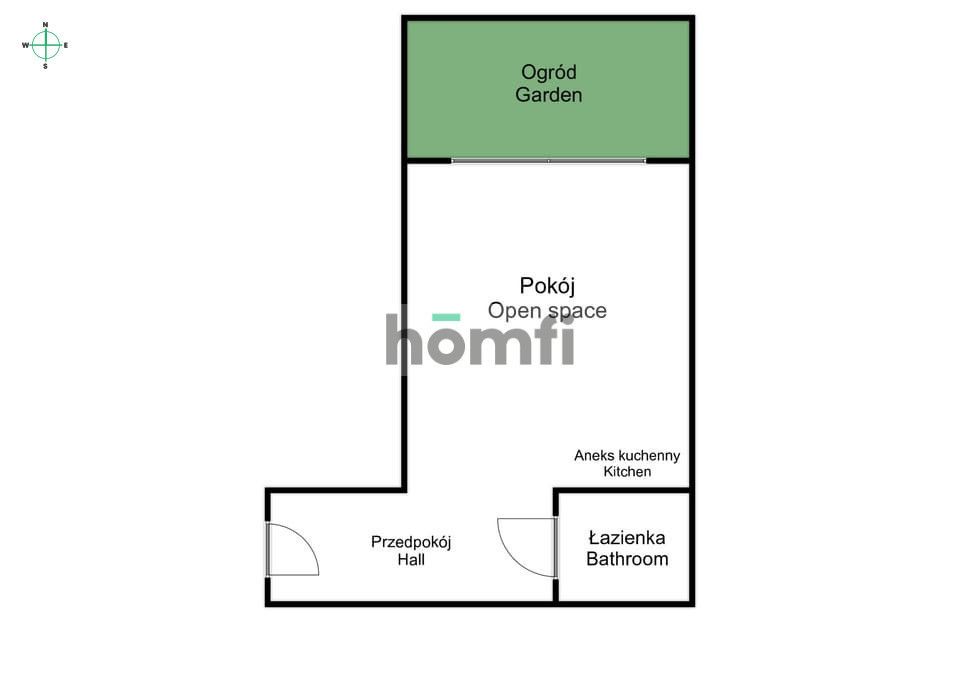 Kawalerka na Starym Podgórzu – Kraków, Piwna - Mieszkanie - Wynajem - Kraków, Podgórze
