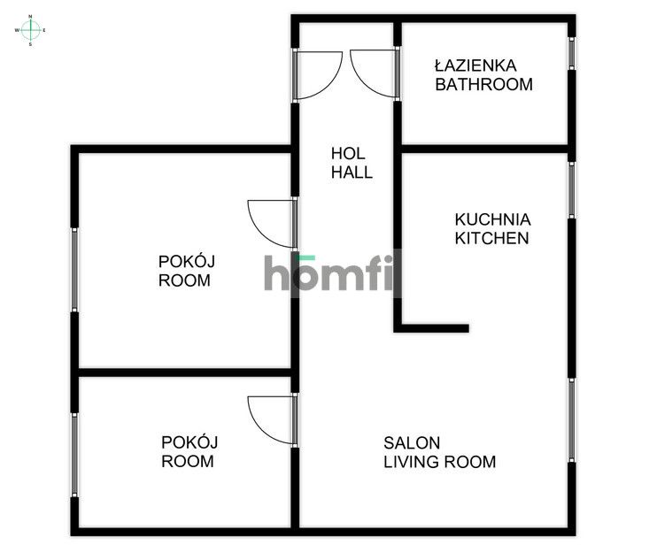 Przestronne trzypokojowe mieszkanie na wynajem! - Mieszkanie - Wynajem - Jelenia Góra