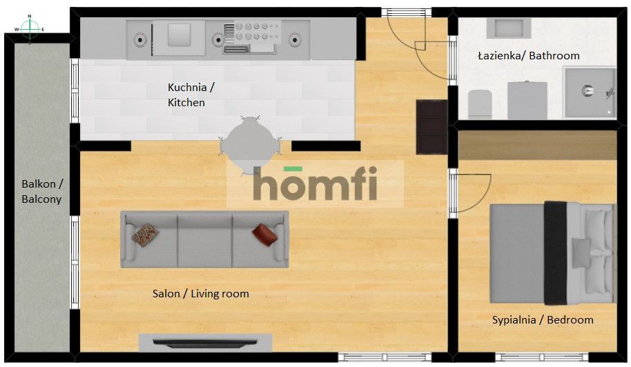 Luksusowe mieszkanie na wynajem w Centrum - Mieszkanie - Wynajem - Gliwice