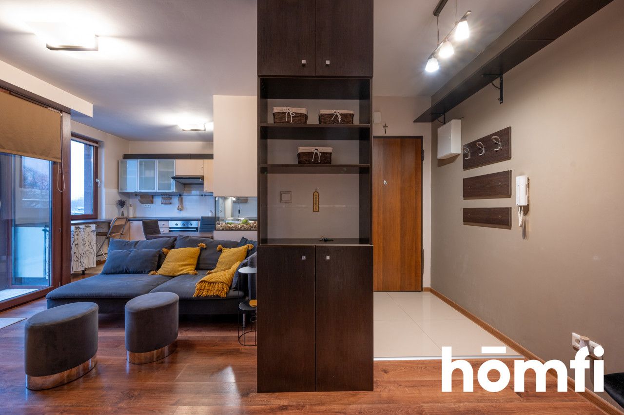 Two-room apartment on the top floor with a terrace and air conditioning - Apartment - Rent - Kraków, Nowa Huta / Czyżyny