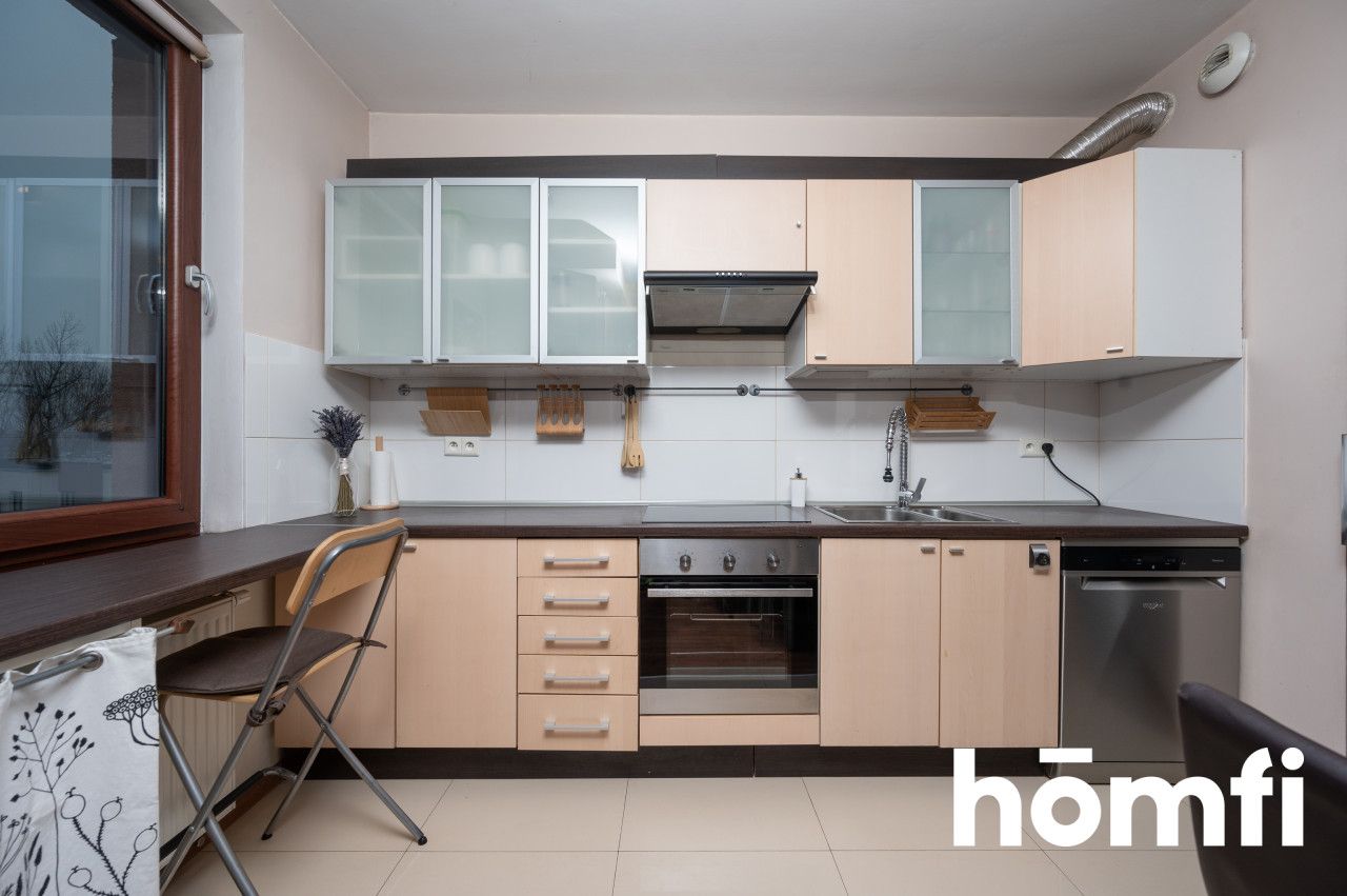 Two-room apartment on the top floor with a terrace and air conditioning - Apartment - Rent - Kraków, Nowa Huta / Czyżyny