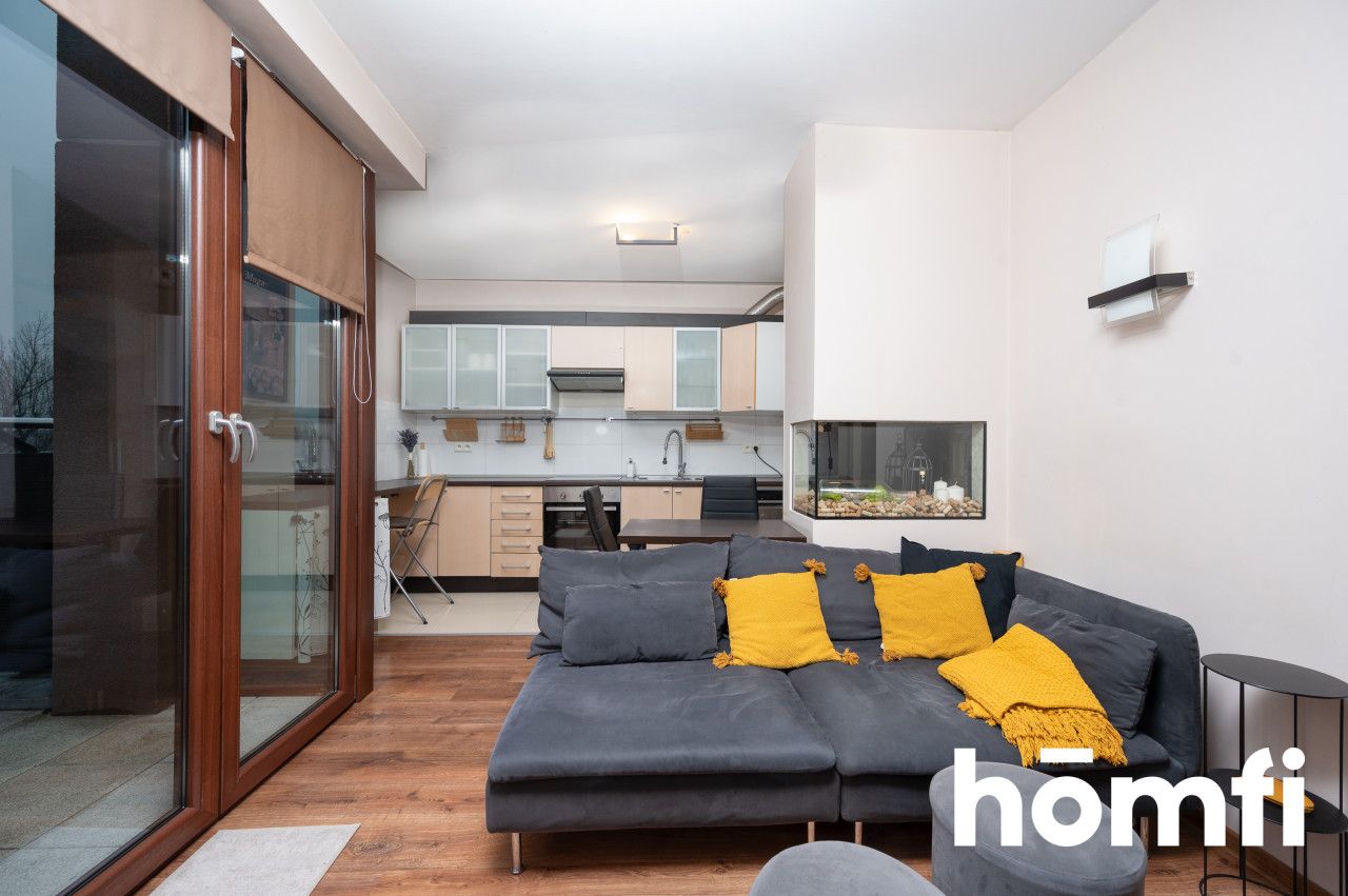 Two-room apartment on the top floor with a terrace and air conditioning - Apartment - Rent - Kraków, Nowa Huta / Czyżyny