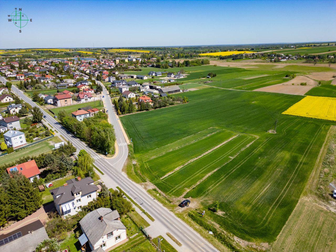 Construction plot 1,318 m3 in Piaski. - Ділянка - Продаж - Świdnicki, Piaski