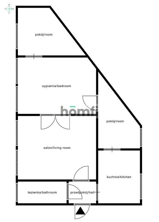 Two-sided, 4-room in a historic tenement - Квартира - Продаж - Gdańsk, Śródmieście