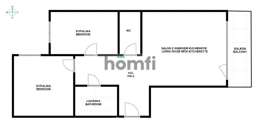 Spacious 3-room apartment at the Garnizon, parking lot and KL - Квартира - Оренда - Gdańsk, Wrzeszcz