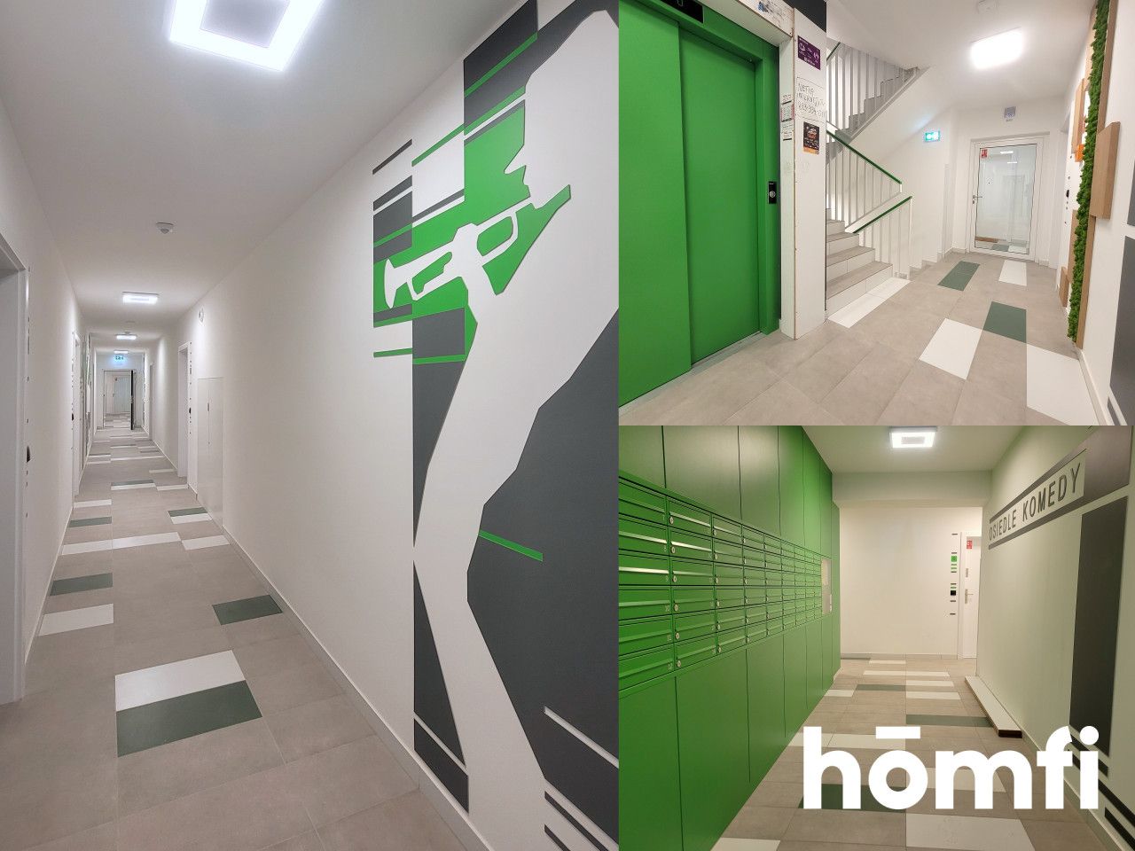 46 m2 2-pokoje Osiedle Komedy - Mieszkanie - Sprzedaż - Wrocław, Krzyki / Jagodno