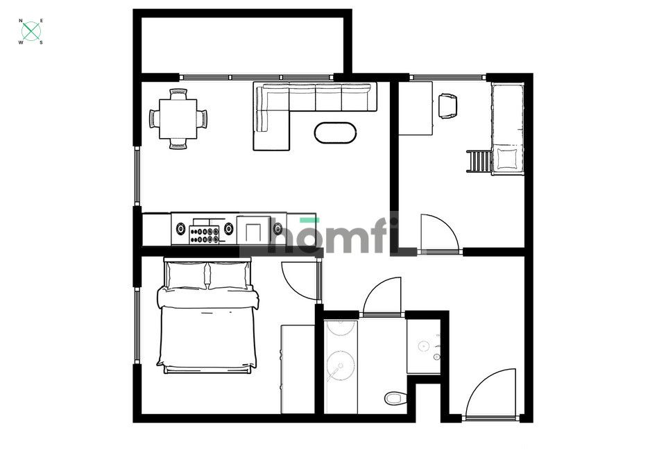 3 rooms, parking, storage room, ready to move in - Квартира - Продаж - Gdańsk, Jasień