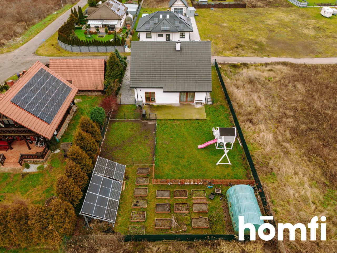 Dom z pompą ciepła i fotowoltaiką wg starych zasad - Dom - Sprzedaż - Toruński, Zławieś Wielka / Czarnowo
