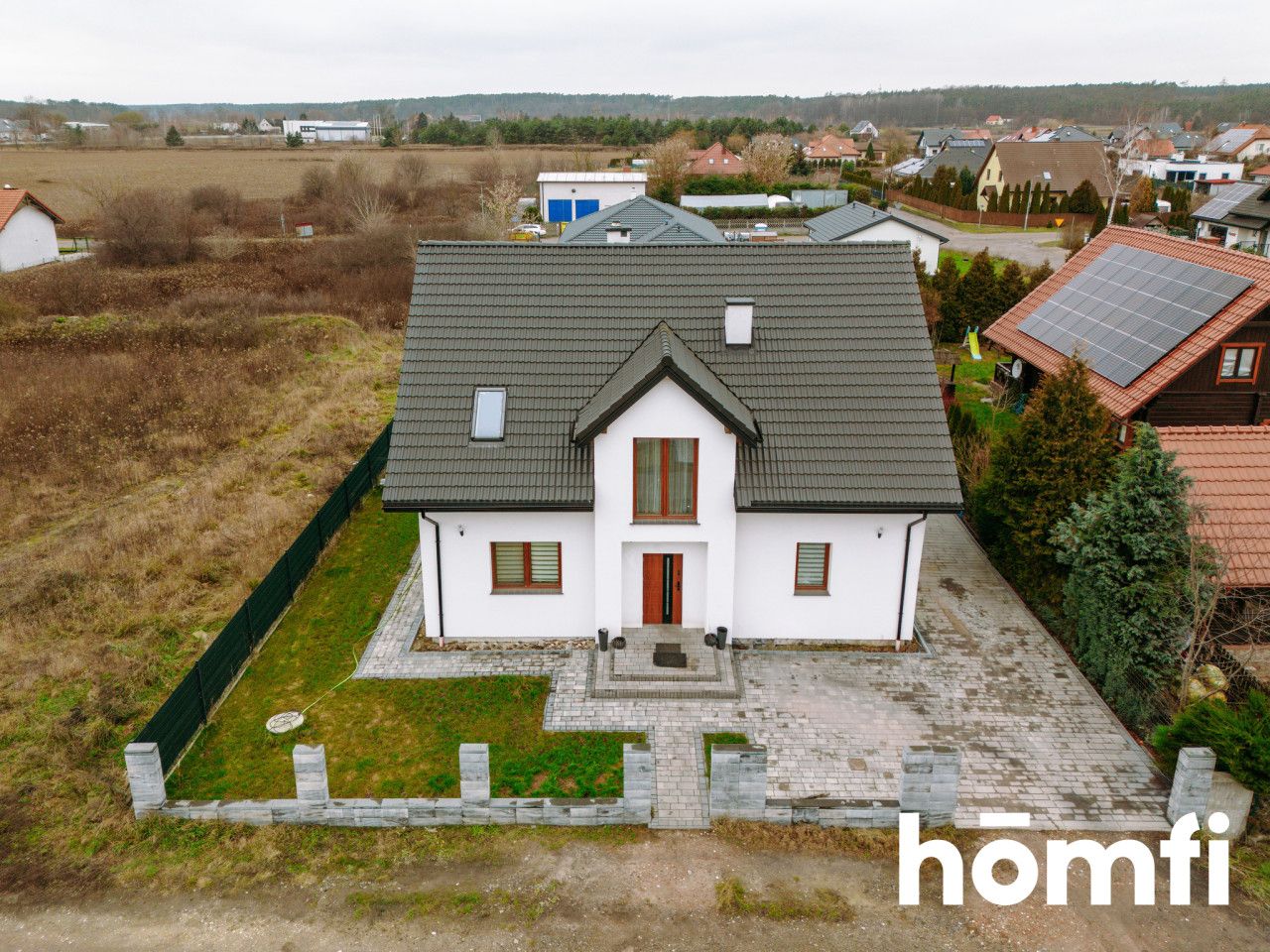 Dom z pompą ciepła i fotowoltaiką wg starych zasad - Dom - Sprzedaż - Toruński, Zławieś Wielka / Czarnowo