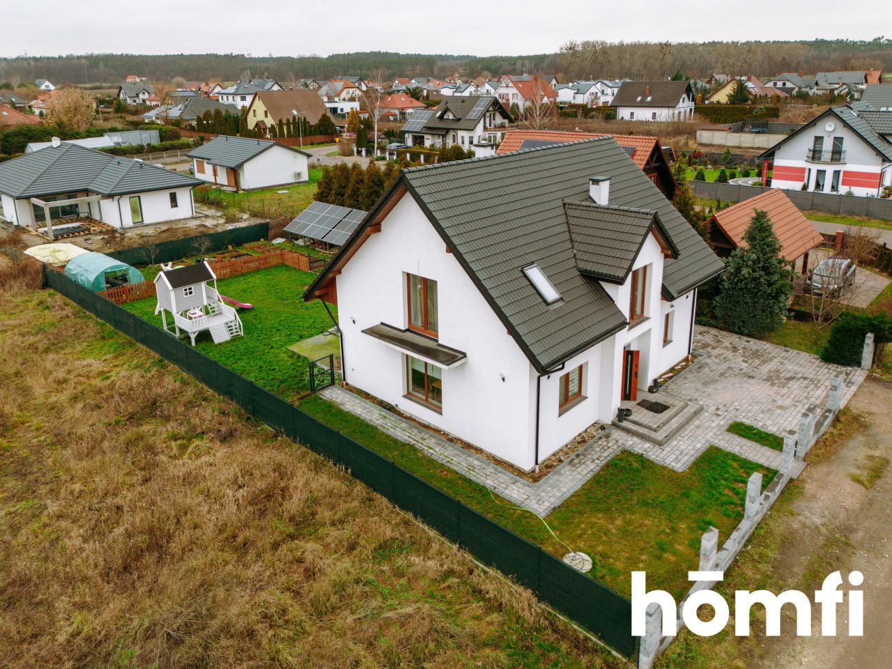 Dom z pompą ciepła i fotowoltaiką wg starych zasad - Dom - Sprzedaż - Toruński, Zławieś Wielka / Czarnowo