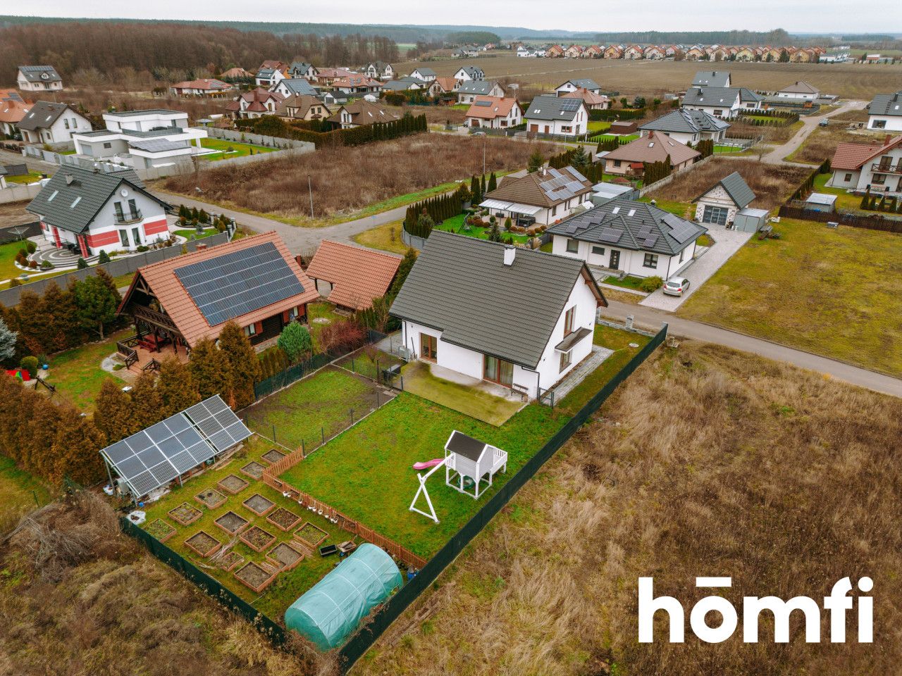 Dom z pompą ciepła i fotowoltaiką wg starych zasad - Dom - Sprzedaż - Toruński, Zławieś Wielka / Czarnowo