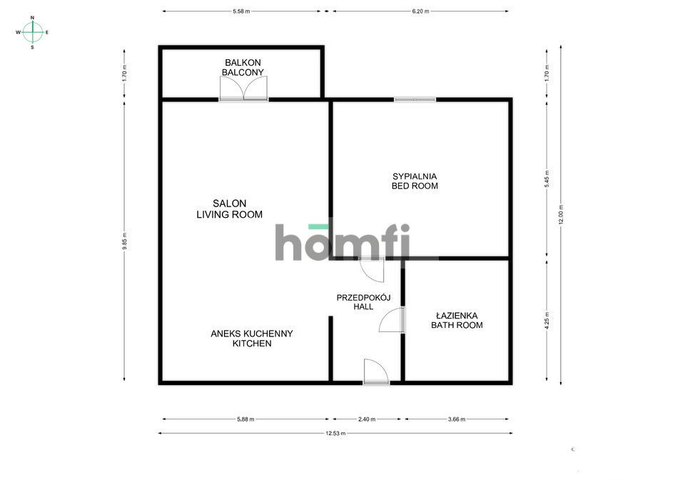 NOWE KOMFORTOWE 2 POKOJE | SOSNOWIEC ŚRODULA - Mieszkanie - Wynajem - Sosnowiec, Środula