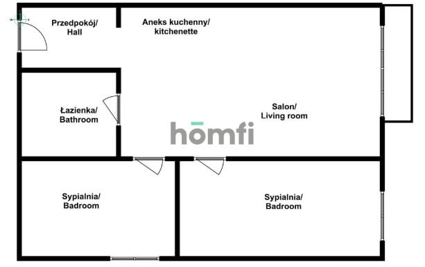 Trzypokojowe mieszkanie w wysokim standardzie z dwoma miejscami postojowymi - Mieszkanie - Sprzedaż - Wejherowski, Wejherowo / Bolszewo