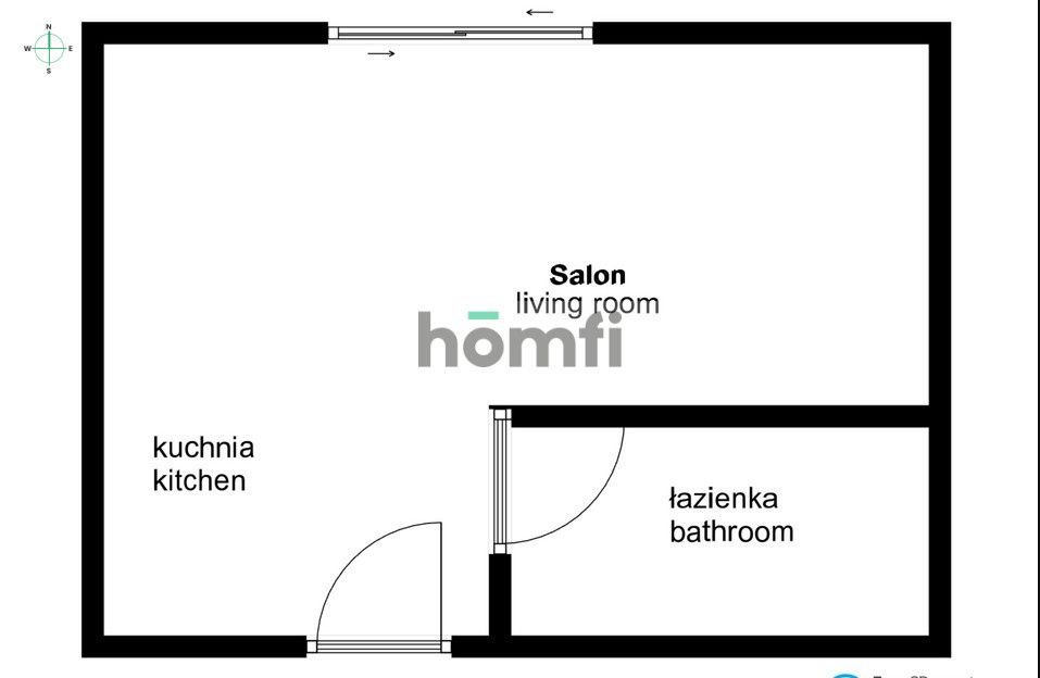 Wyjątkowa Kawalerka, Centrum,Rondo Matecznego,HSBC - Mieszkanie - Wynajem - Kraków, Podgórze