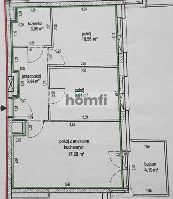 I am selling a three-room, spacious apartment in a new building next to the River Park - Bochenka{angielski} - Apartment - Sale - Kraków, Podgórze / Podgórze Duchackie