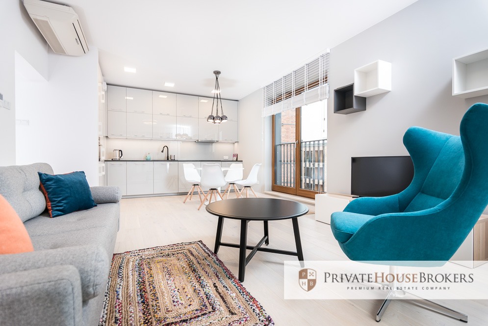 Spacious two bedroom aartment in Lubicz Brewery building - Apartment - Rent - Kraków, Śródmieście / Stare Miasto