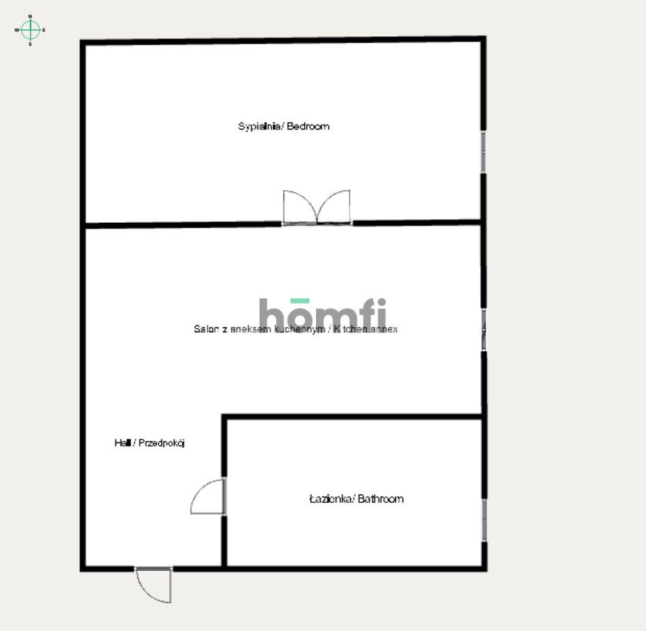 2 room apartment in City Center of Gliwice - Apartment - Rent - Gliwice, Śródmieście