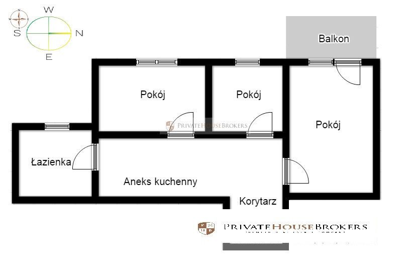 Nowoczesne trzypokojowe mieszkanie ul. Murarska - Mieszkanie - Wynajem - Kraków, Krowodrza
