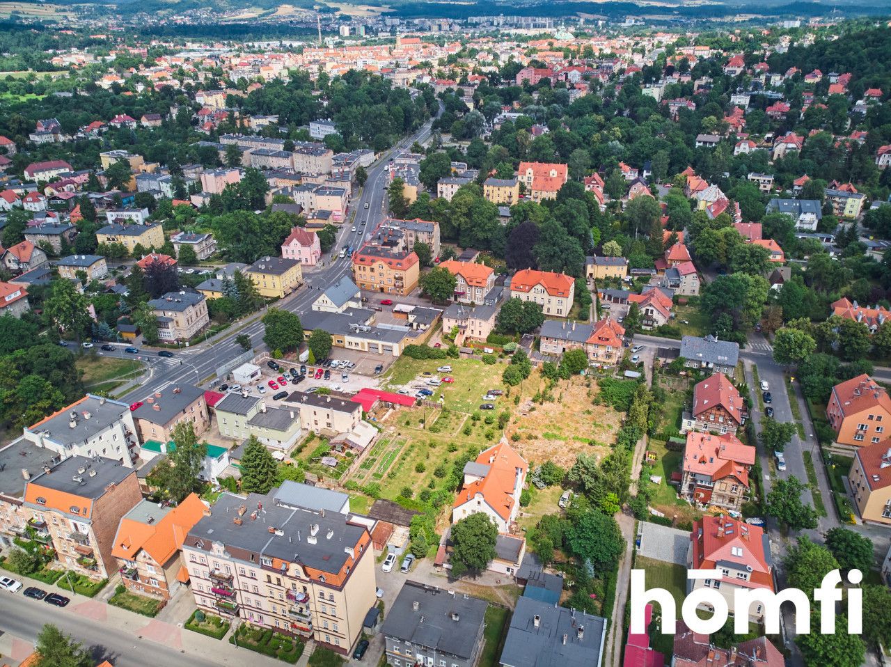 Na sprzedaż działka oddalona o 800 m od jeleniogórskiego Rynku 4 299 000 PLN - Działka - Sprzedaż - Jelenia Góra, Centrum