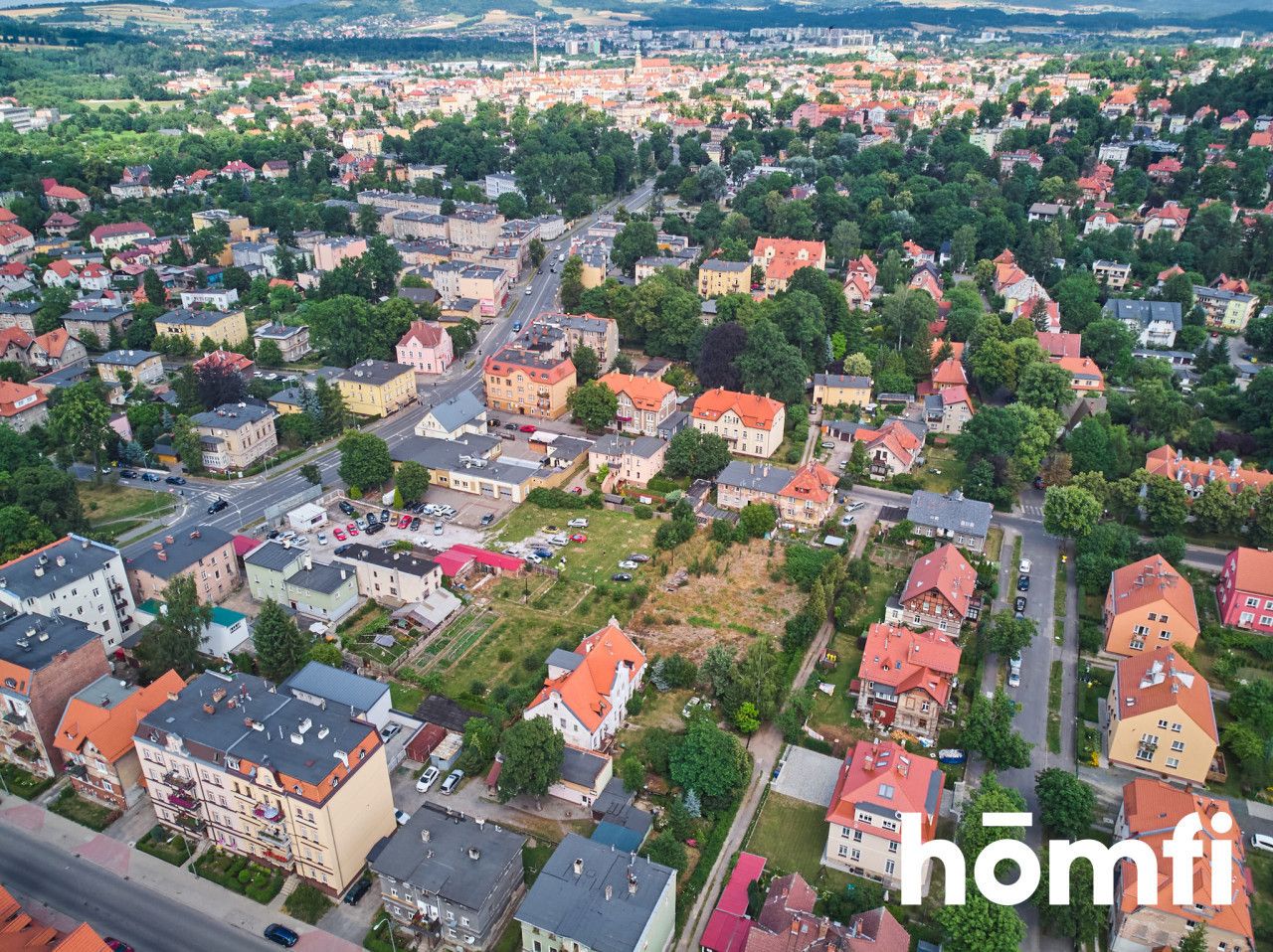 Na sprzedaż działka oddalona o 800 m od jeleniogórskiego Rynku 4 299 000 PLN - Działka - Sprzedaż - Jelenia Góra, Centrum