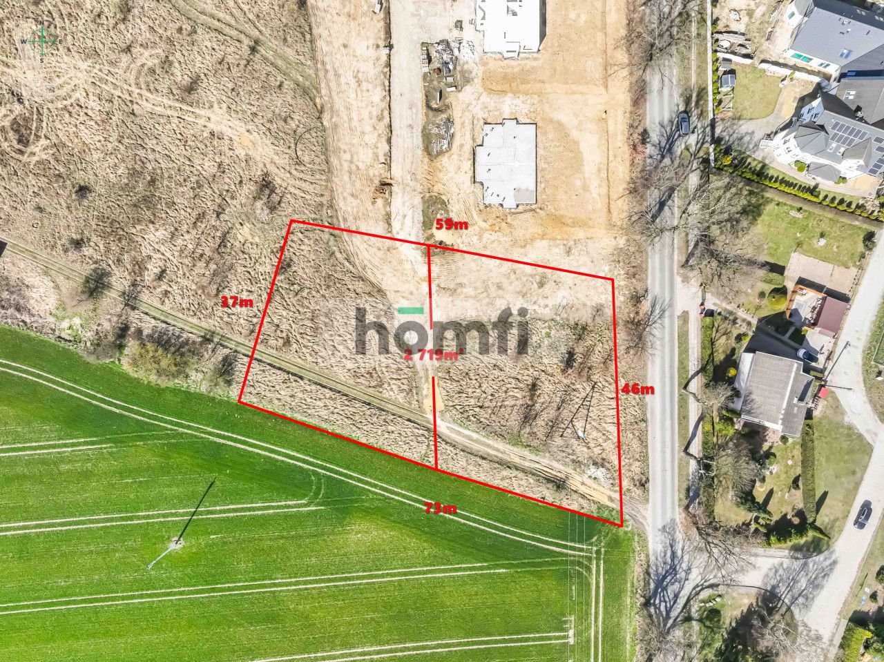 Tczew -Two plots for the price of one! - Plot - Sale - Tczewski, Tczew / Dąbrówka Tczewska