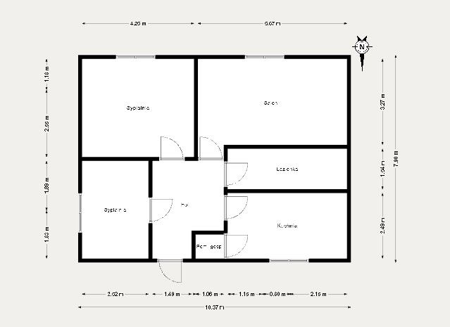 Mieszkanie 3-pokojowe w spokojnej okolicy - Mieszkanie - Sprzedaż - Będziński, Będzin
