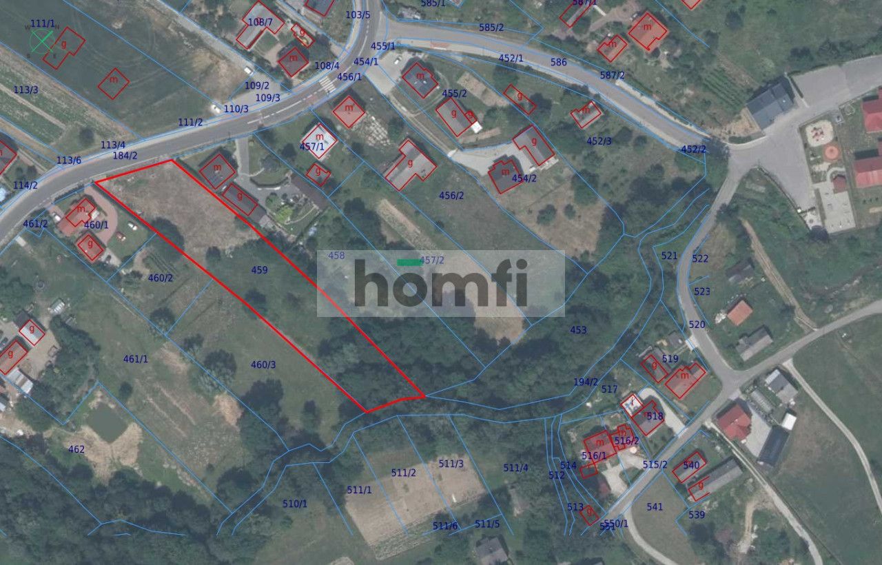For sale: Attractive building plot with forest, 35a - Rzezawa, Łazy, Brzesko - Plot - Sale - Bocheński, Rzezawa / Łazy