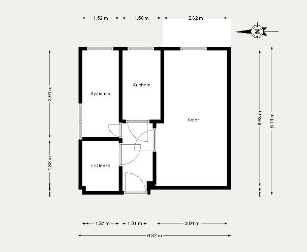 MIESZKANIE 2 POKOJE POD WYNAJEM - Mieszkanie - Wynajem - Siemianowice Śląskie, Centrum