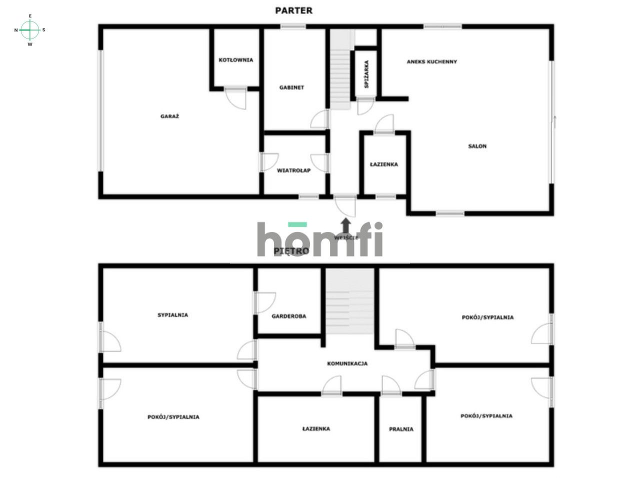 Wyjątkowy dom wolnostojący z pięknym ogrodem i garażem w bryle budynku - ZALESIE - Dom - Sprzedaż - Rzeszów, Zalesie