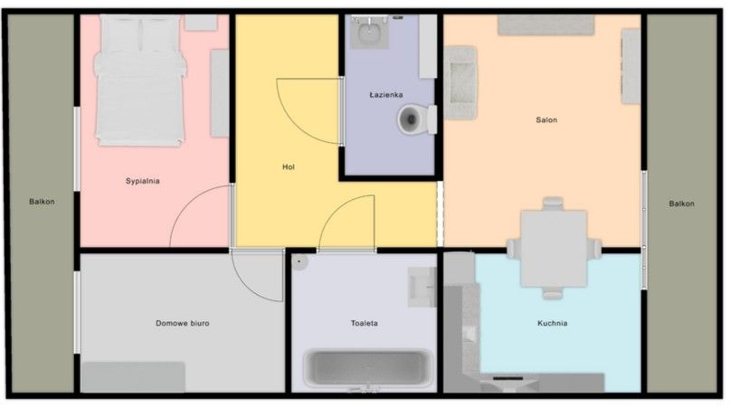 Modern apartment for rent - Rewolucji 1905 r. - Apartment - Rent - Łódź, Śródmieście