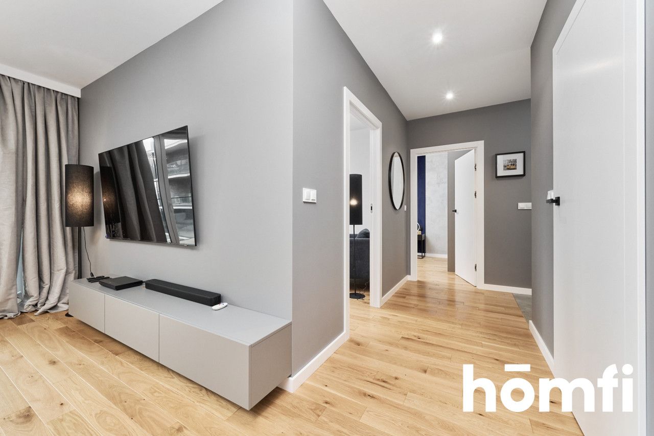 Klimatyzowany 3 pokojowy apartament z widokiem na Odrę i miejscem postojowym. - Mieszkanie - Wynajem - Wrocław, Kępa Mieszczańska